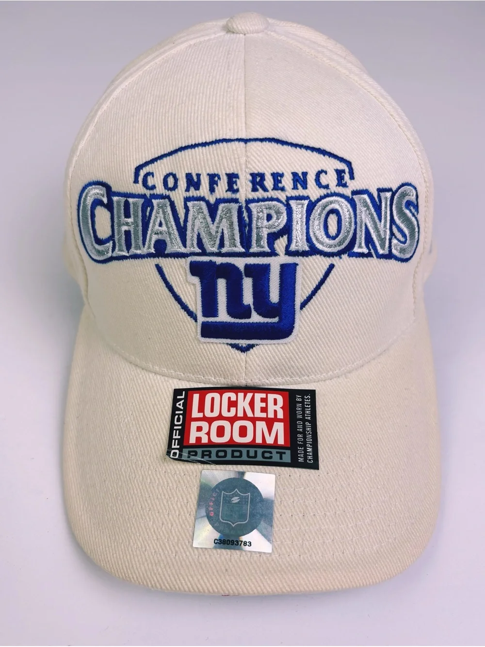 NY Giants 2007 NFC Champions Super Bowl XLII Locker Room Hat Cap NFL OSFA
